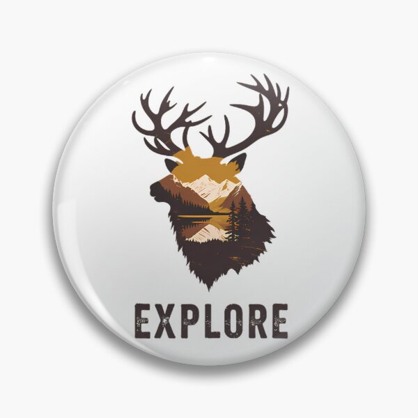 Item preview, Explore Elk Mountain Forest designed and sold by Structure-Blue.