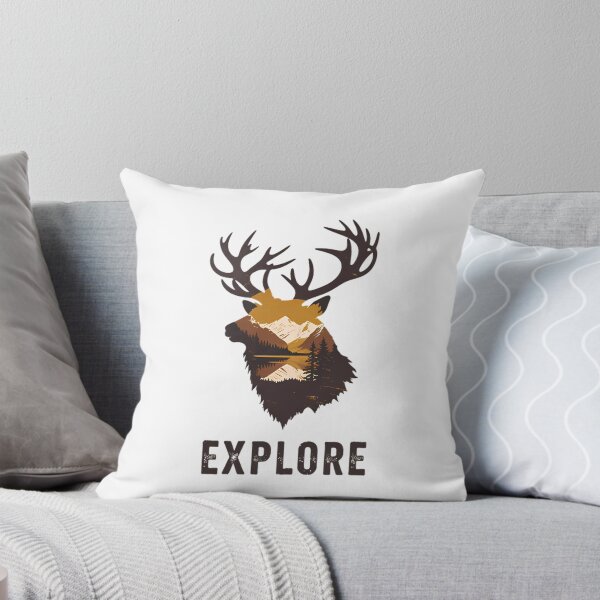 Item preview, Explore Elk Mountain Forest designed and sold by Structure-Blue.