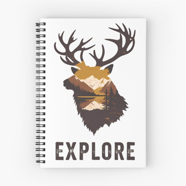 Item preview, Explore Elk Mountain Forest designed and sold by Structure-Blue.