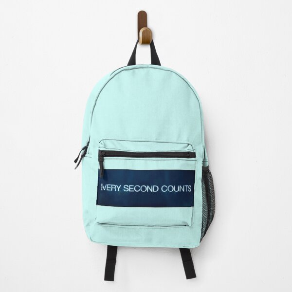 Item preview, Every Second Counts Motivational Quote Minimalist Typography designed and sold by Terry Bain.