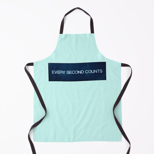 Item preview, Every Second Counts Motivational Quote Minimalist Typography designed and sold by Terry Bain.