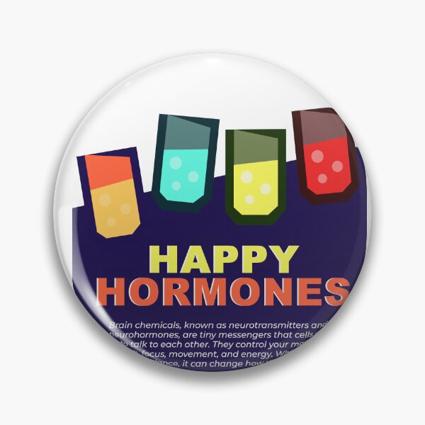 Item preview, Happy Hormones - Neurotransmitters & Brain Chemistry Science Poster designed and sold by The Nomadic Designs.