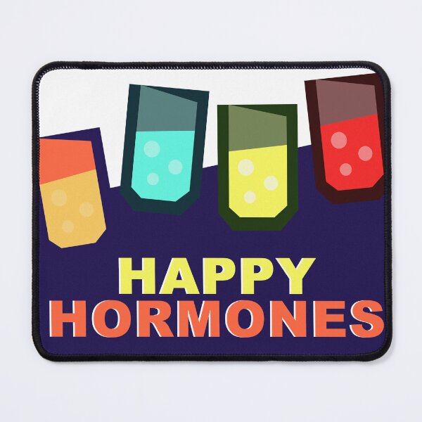 Item preview, Happy Hormones - Neurotransmitters & Brain Chemistry Science Poster designed and sold by The Nomadic Designs.