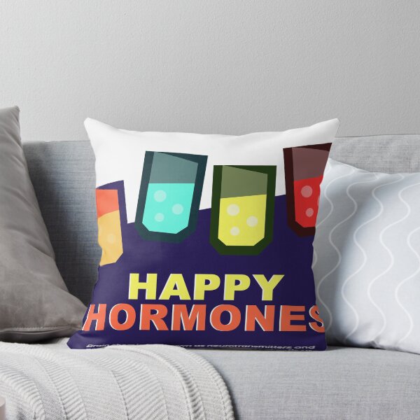 Item preview, Happy Hormones - Neurotransmitters & Brain Chemistry Science Poster designed and sold by The Nomadic Designs.