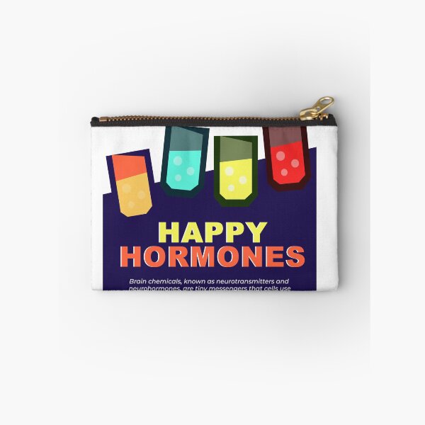 Item preview, Happy Hormones - Neurotransmitters & Brain Chemistry Science Poster designed and sold by The Nomadic Designs.