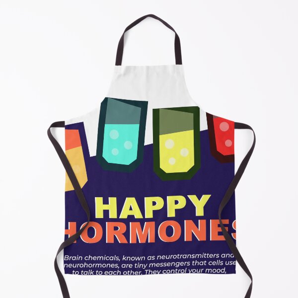 Item preview, Happy Hormones - Neurotransmitters & Brain Chemistry Science Poster designed and sold by The Nomadic Designs.