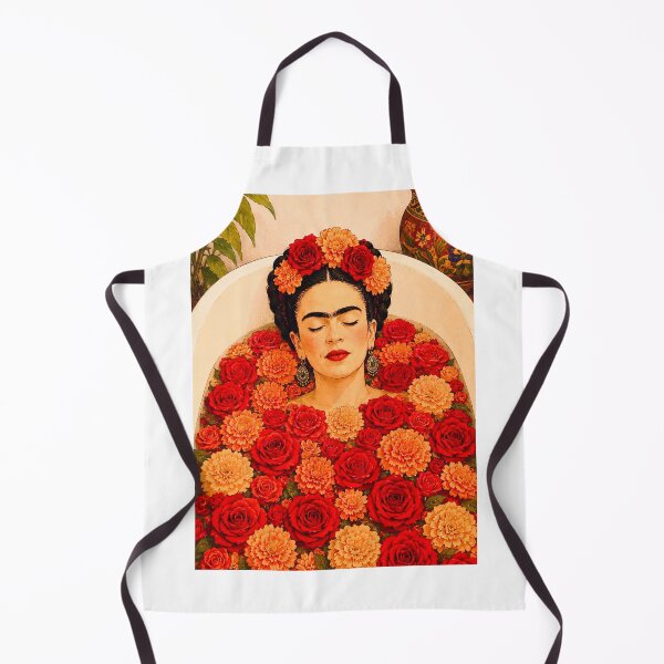 Item preview, Frida Relaxing in Rose & Marigold Bath designed and sold by reggiemercedes.