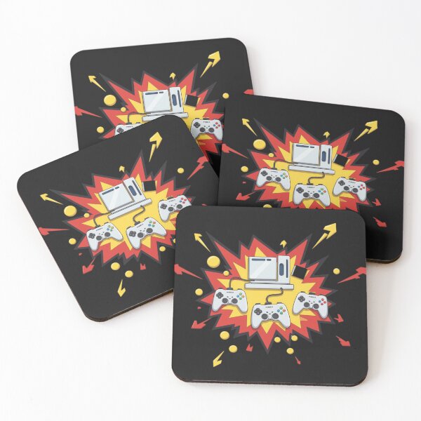 Item preview, Retro Gaming Explosion – Gamer Controllers designed and sold by Revyra Design .