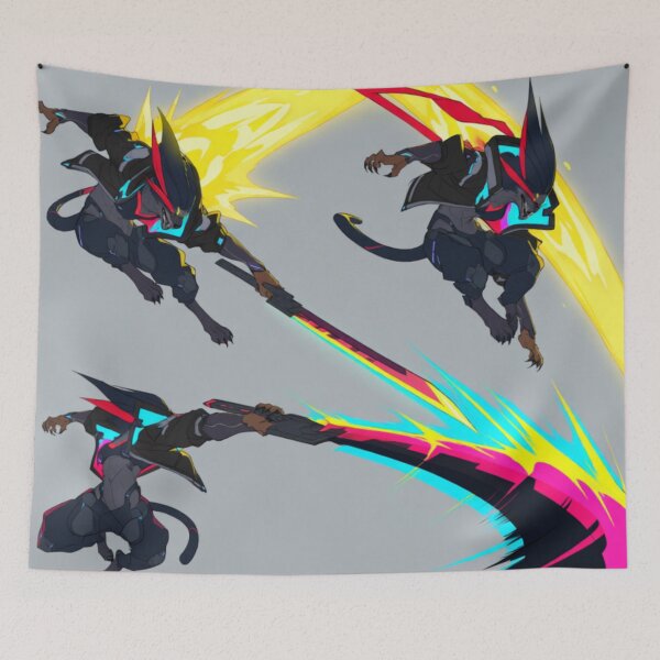 Item preview, Six Poses of Neon Kat (V4) designed and sold by SabaMirzique.