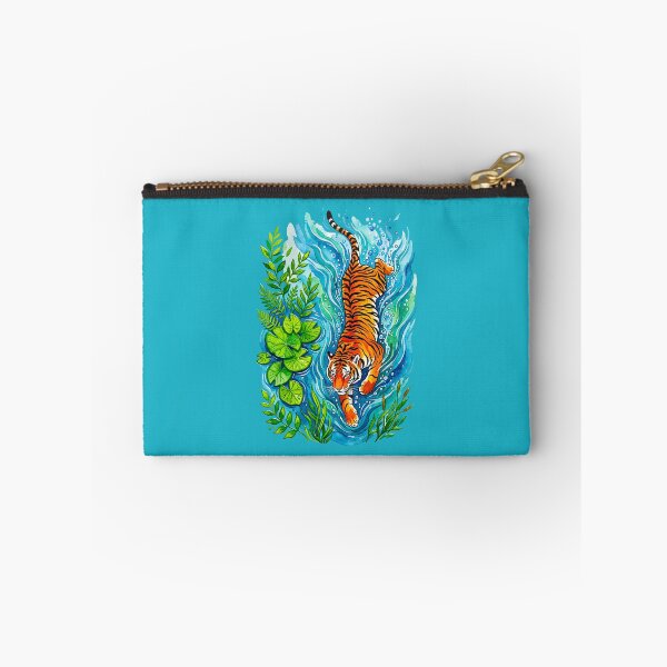 Item preview, Swimming Tiger Watercolor Art designed and sold by TeeARTHY.