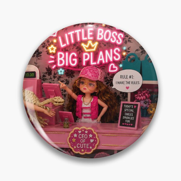 Item preview, Little Boss — I Make the Rules designed and sold by Tiger Mochi Club.