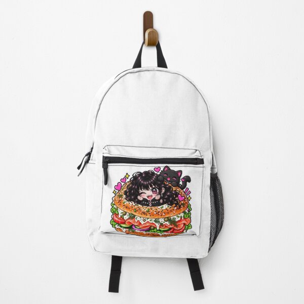 Item preview, Goth Food Gremlin Loves Bagels designed and sold by AnnekeJordaan.