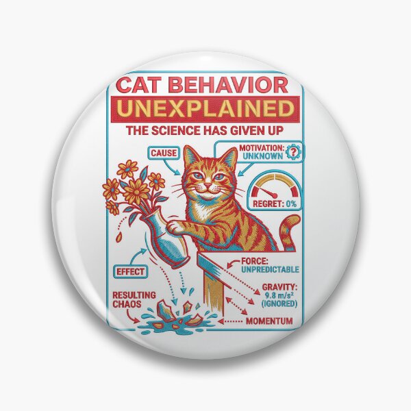 Item preview, Cat Behavior Unexplained Science designed and sold by TeeARTHY.