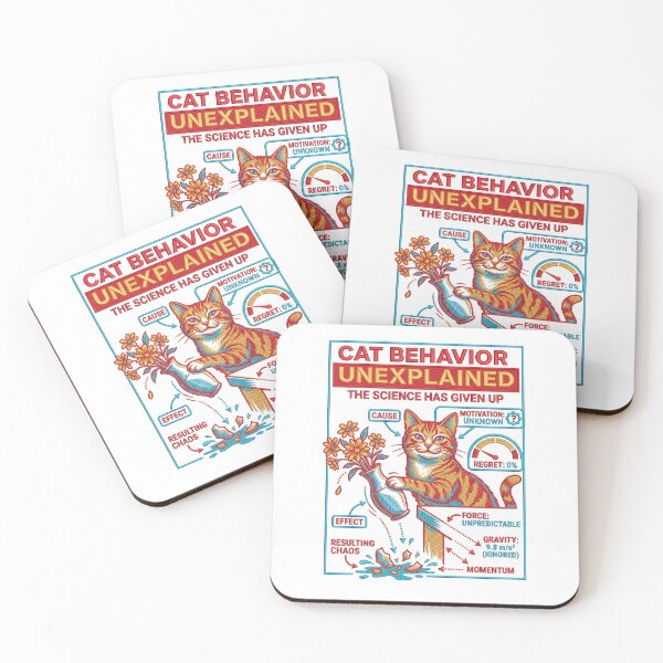 Item preview, Cat Behavior Unexplained Science designed and sold by TeeARTHY.
