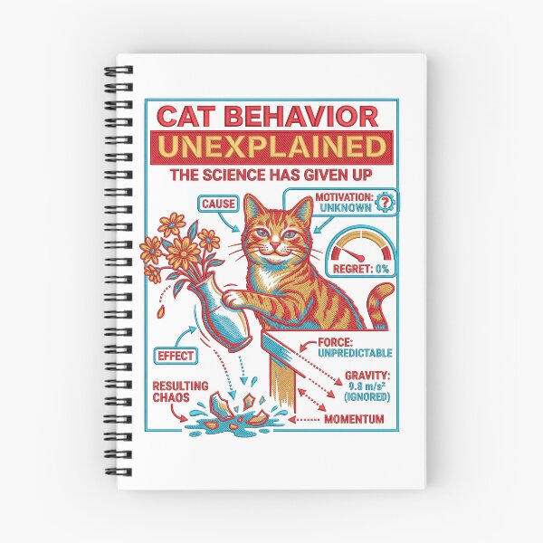 Item preview, Cat Behavior Unexplained Science designed and sold by TeeARTHY.
