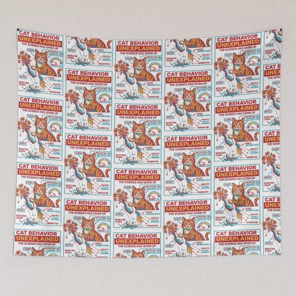 Item preview, Cat Behavior Unexplained Science designed and sold by TeeARTHY.