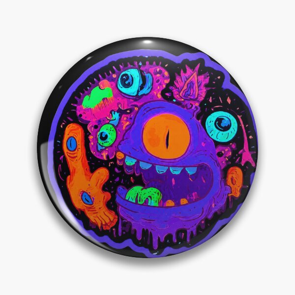 Item preview, Neon Funny Monster designed and sold by DRABaBdesign.