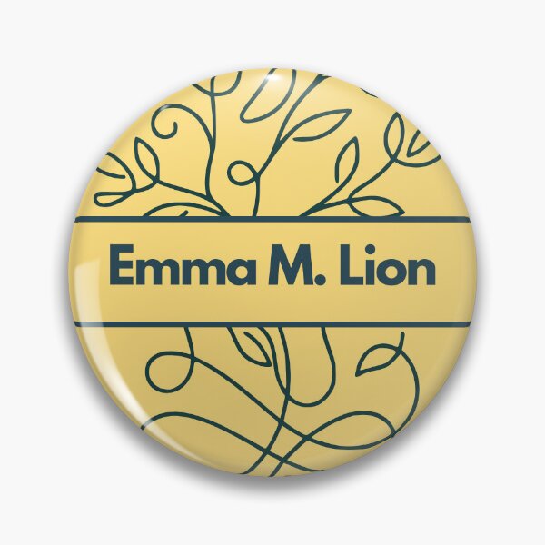 Item preview, Emma M. Lion Botanical Notebook | Vintage Bookish Journal | Floral Literature Aesthetic designed and sold by pixelpalette8.