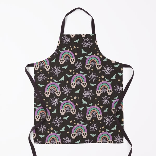 Item preview, Rainbow Skull Seamless Pattern designed and sold by CreativeDraws42.
