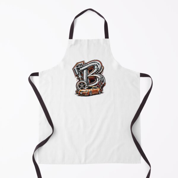 Item preview, ChromeDrop Streetforge: The Slammed Graffiti Automotive Letter B designed and sold by BlissBlvdShop.
