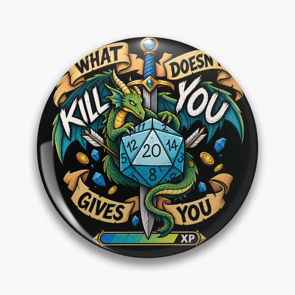 Item preview, What Doesn't Kill You Gives You XP designed and sold by Arcaucil.