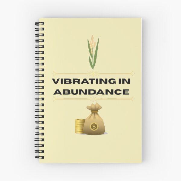 Item preview, Vibrating in Abundance - Minimalist Wealth Affirmation Design designed and sold by WealthVector.