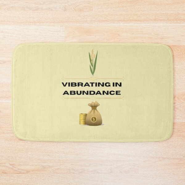 Item preview, Vibrating in Abundance - Minimalist Wealth Affirmation Design designed and sold by WealthVector.
