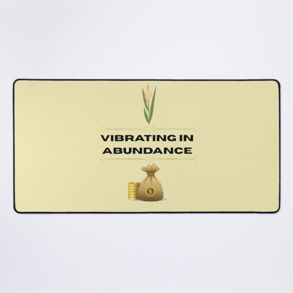 Item preview, Vibrating in Abundance - Minimalist Wealth Affirmation Design designed and sold by WealthVector.