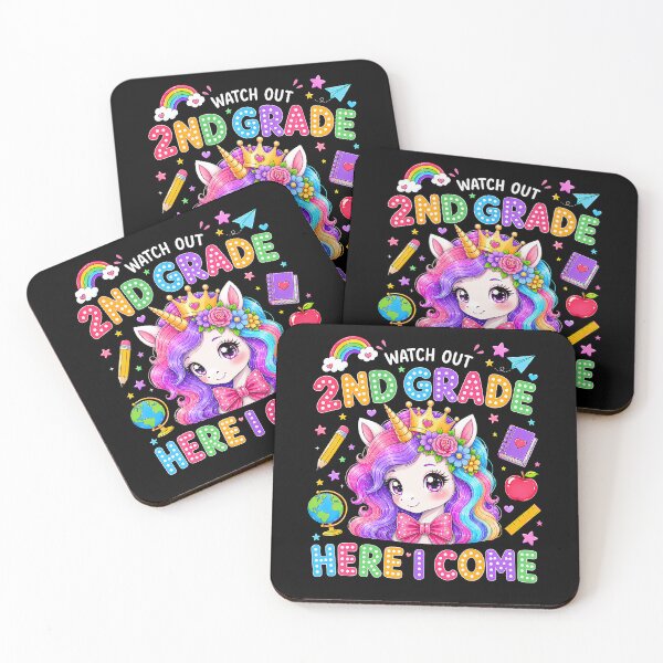 Item preview, Watch Out 2Nd Grade Here I Come Unicorn First Day Of School designed and sold by ripgoatclothing.