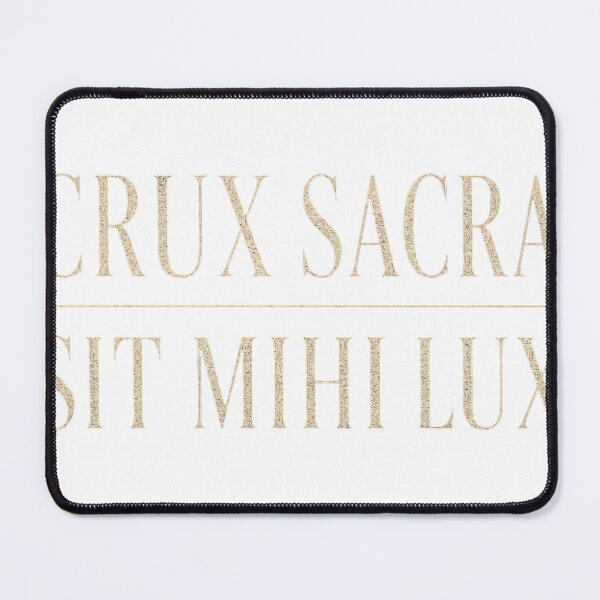 Item preview, Crux Sacra Sit Mihi Lux Benedictus Prayer Gold designed and sold by BoosterShop.