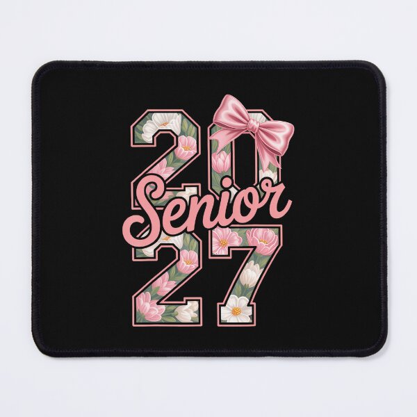 Item preview, Class Of 2027 Pink Floral Senior Bow Blossom Art designed and sold by ripgoatclothing.