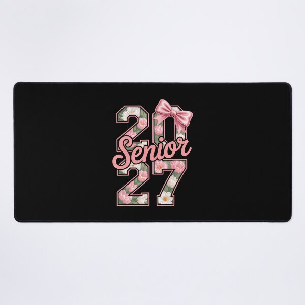 Item preview, Class Of 2027 Pink Floral Senior Bow Blossom Art designed and sold by ripgoatclothing.