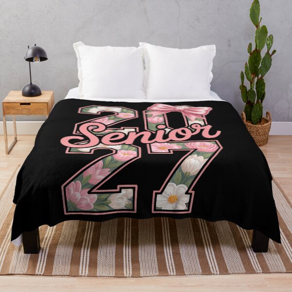 Item preview, Class Of 2027 Pink Floral Senior Bow Blossom Art designed and sold by ripgoatclothing.