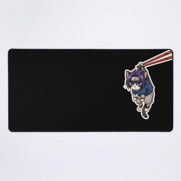 Item preview, Ninja Cat Chopsticks: Funny Anime Ninja Kitten - Kuro Neko designed and sold by CuteKats.