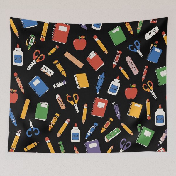 Item preview, Back to School Supplies Pattern Teacher Student designed and sold by Sunday.Supply.