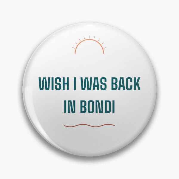 Item preview, Wish I Was Back In Bondi | Australia Beach Nostalgia Design | Aussie Expat Gift designed and sold by BondiDrift.