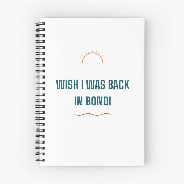 Item preview, Wish I Was Back In Bondi | Australia Beach Nostalgia Design | Aussie Expat Gift designed and sold by BondiDrift.
