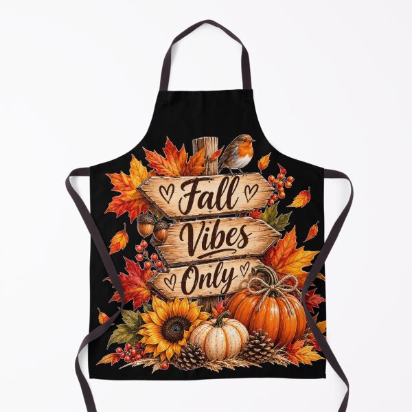 Item preview, Fall Vibes Only Autumn Pumpkin Design designed and sold by Wild Ink Studio by Barbara.