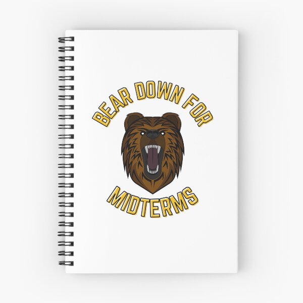 Item preview, Bear Down for Midterms Funny College Bear designed and sold by bramosny.