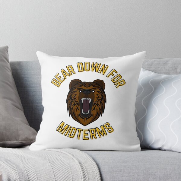Item preview, Bear Down for Midterms Funny College Bear designed and sold by bramosny.
