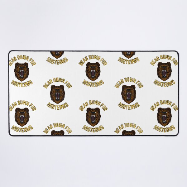 Item preview, Bear Down for Midterms Funny College Bear designed and sold by bramosny.