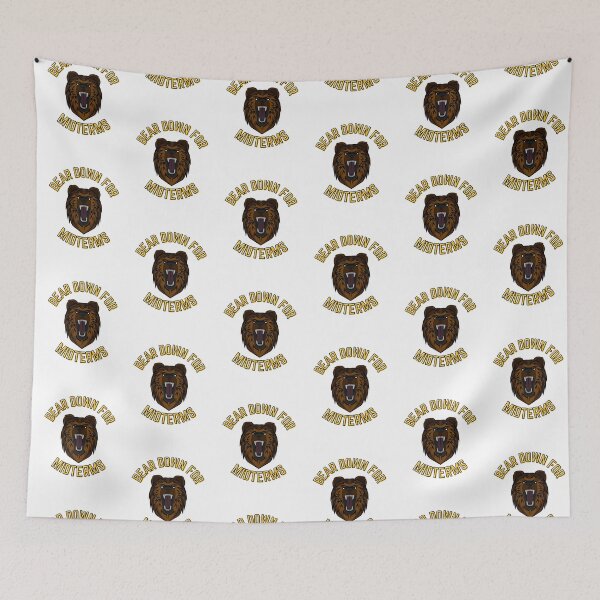 Item preview, Bear Down for Midterms Funny College Bear designed and sold by bramosny.