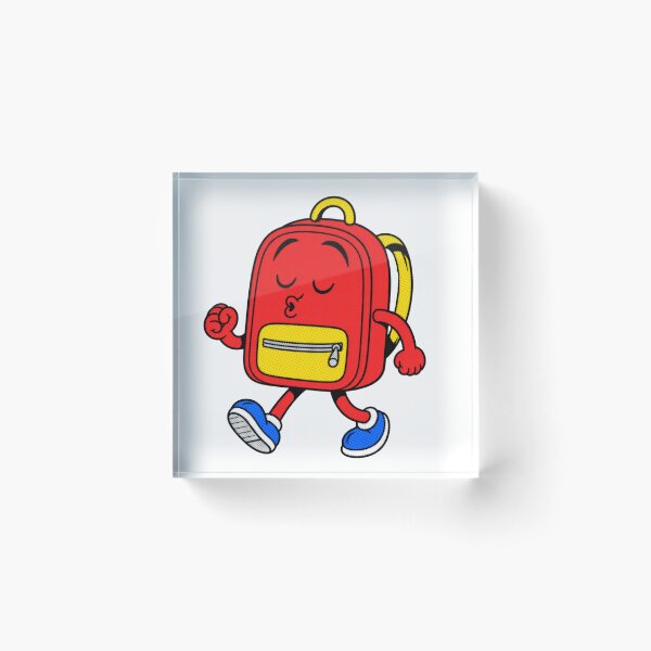 Item preview, Friendly Backpack Back to School Character designed and sold by ben.comictell.