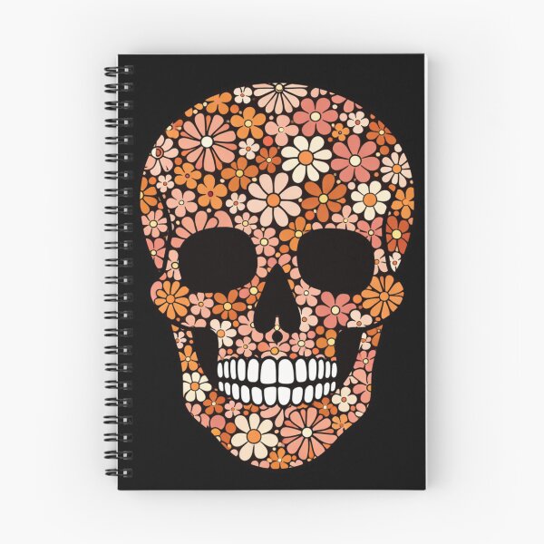 Item preview, Retro Floral Skull Design designed and sold by MOCH- ART.