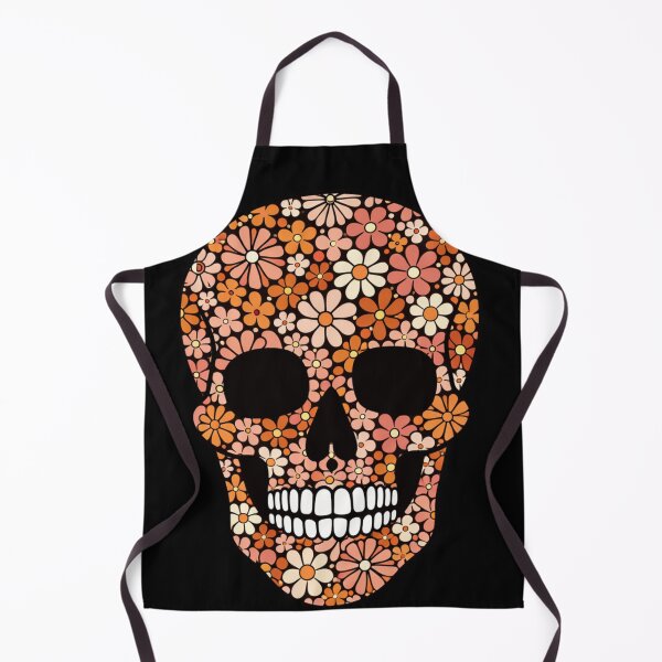 Item preview, Retro Floral Skull Design designed and sold by MOCH- ART.