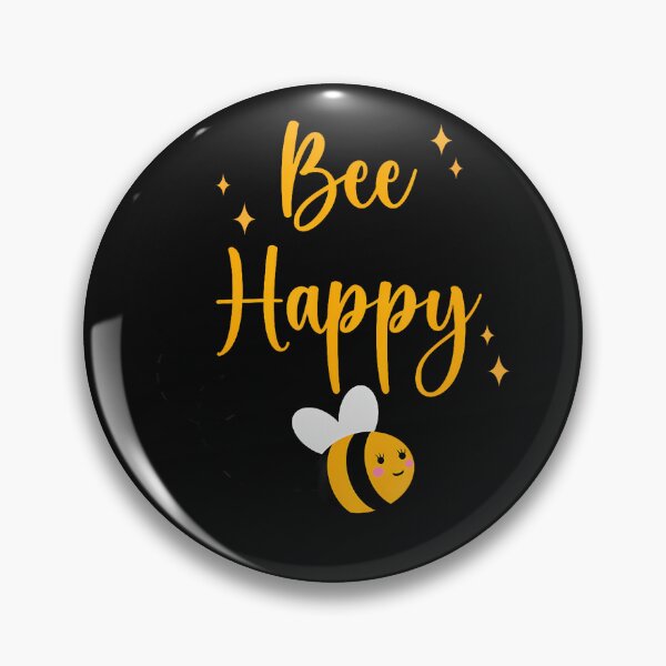 Item preview, Bee Happy Cute Kawaii Bees Honeybee Earth Day designed and sold by Mykittens69.