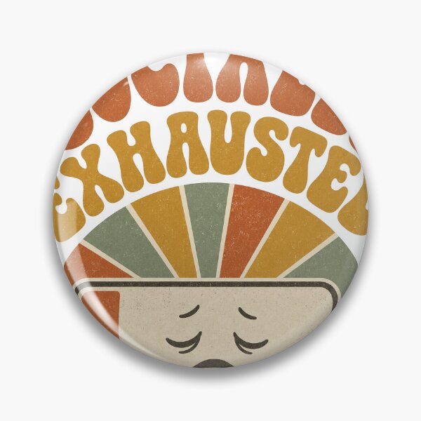 Item preview, Socially Exhausted Retro Groovy Battery Introvert designed and sold by BoosterShop.