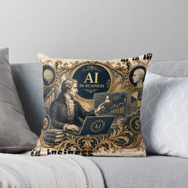 Item preview, AI in Business Vintage Baroque Technology and Innovation designed and sold by Zhanna LL.