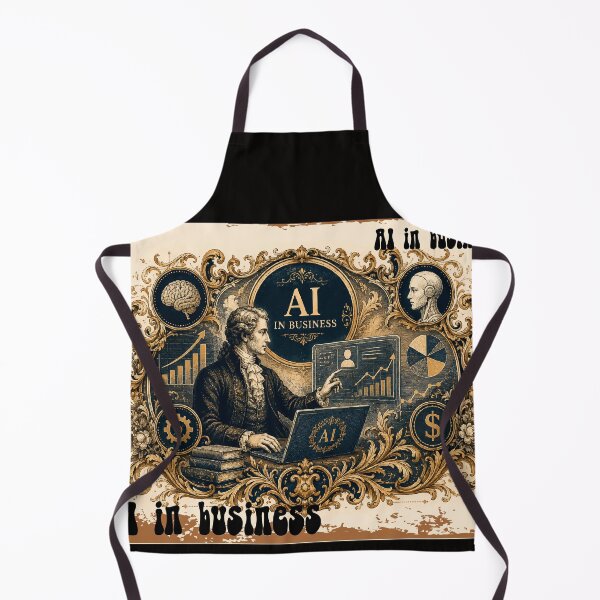 Item preview, AI in Business Vintage Baroque Technology and Innovation designed and sold by Zhanna LL.