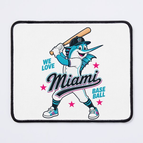 Item preview, We Love Miami Baseball Billy the Marlin designed and sold by GhostDawgs.